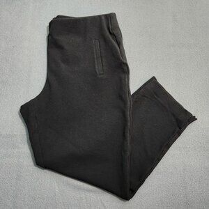 Chico's Women 2.5 US L Black Mid Rise Pull On Ankle Trousers